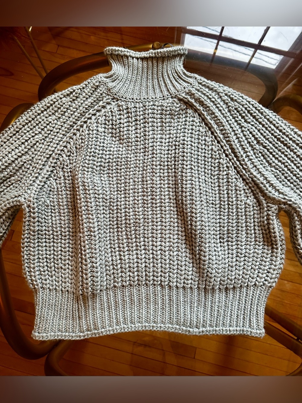H&M Cozy Knit Turtleneck Sweater - Blue - Picture 4 of 10